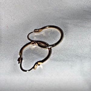 small gold hoop earrings
